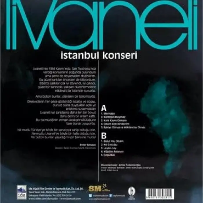 Livaneli - İstanbul Konseri - Plak