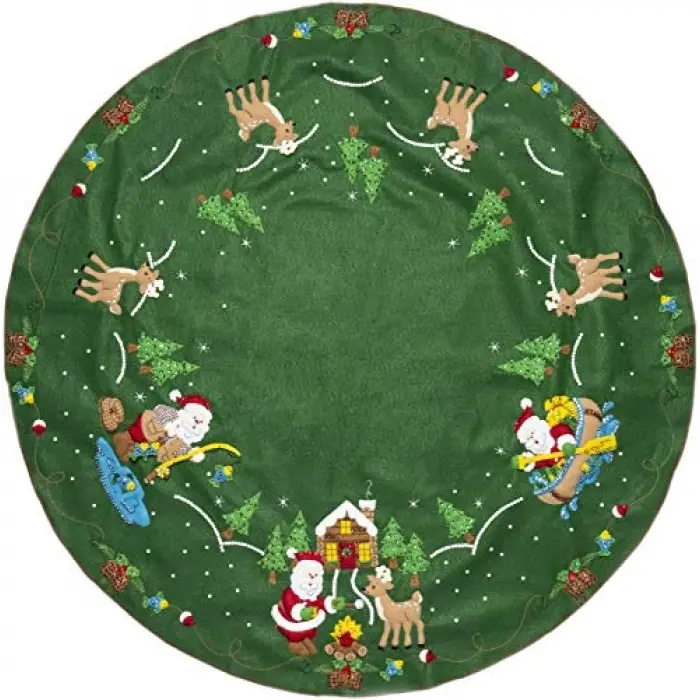 Lodge Santa Felt Applique Kit