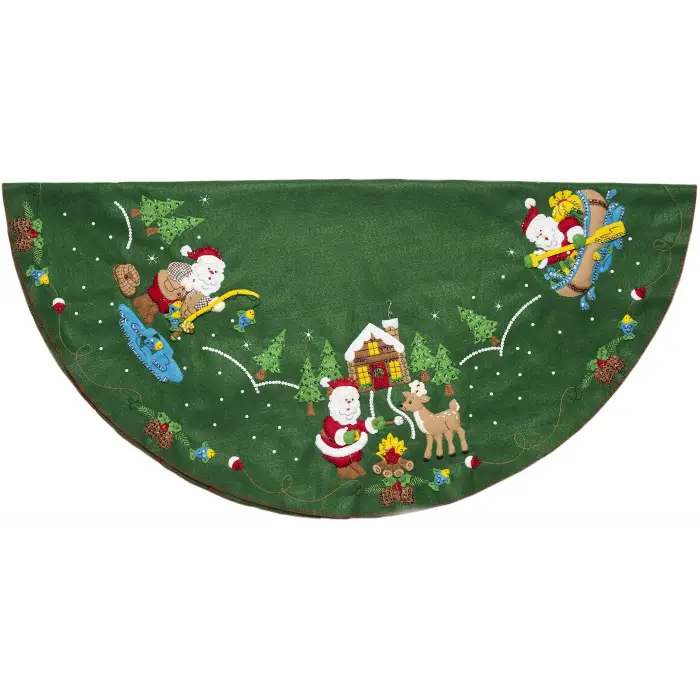 Lodge Santa Felt Applique Kit