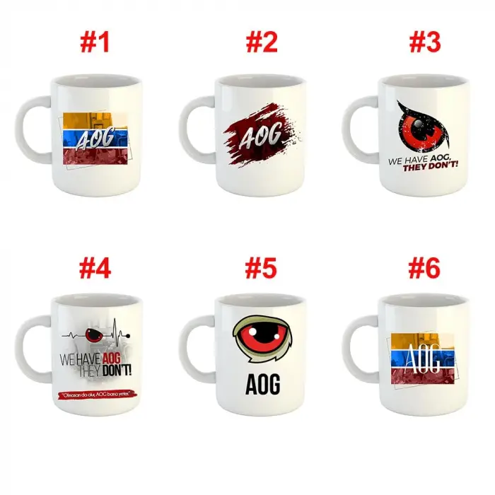Logo Baskılı Porselen Kupa Bardak #3