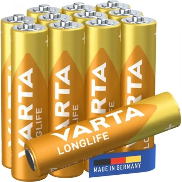 Longlife AAA Alkalin İnce Pil, LR03, 1,5 V, 12li Paket