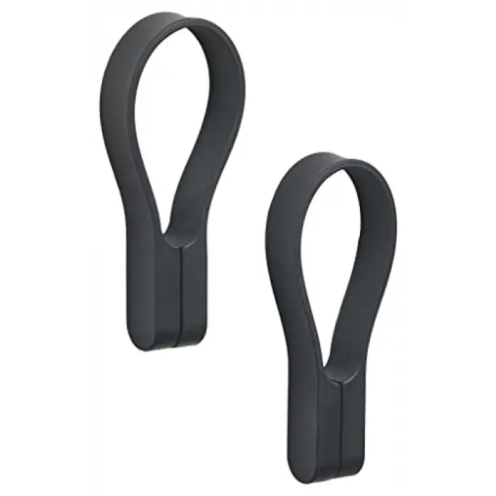 Loop Manyetik Havlu Klipsi, 9 cm, 2 adet, Siyah