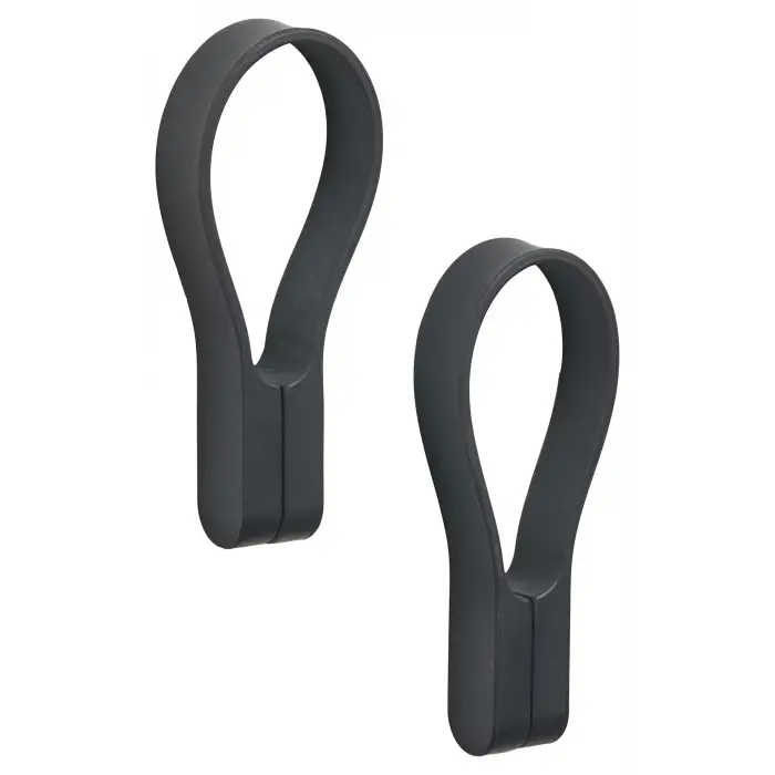 Loop Manyetik Havlu Klipsi, 9 cm, 2 adet, Siyah