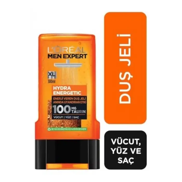 L’Oréal Paris 2li Men Expert Hydra Energetic Taurin İçeren Duş Jeli