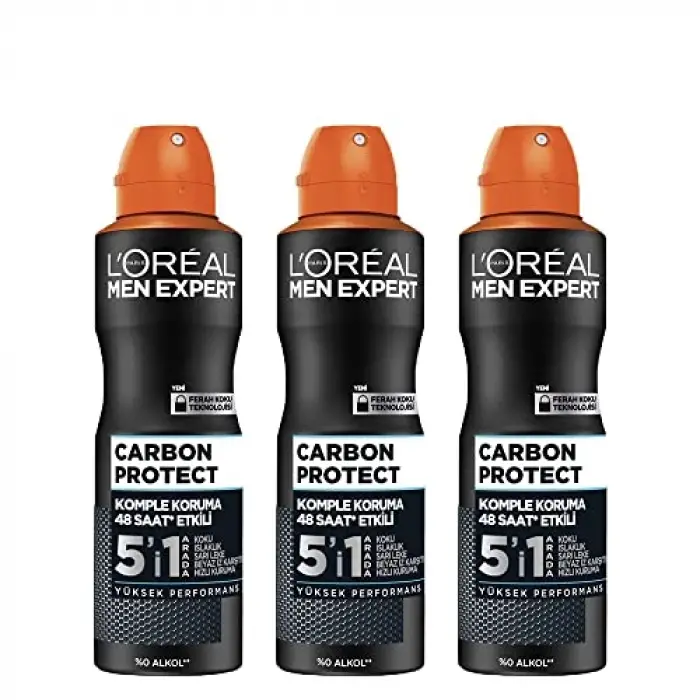 L’Oréal Paris 3lü Men Expert Carbon Protect Anti-Perspirant Deodorant Seti