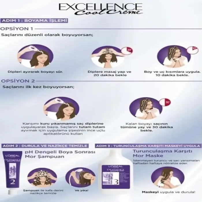 L’Oréal Paris EXCELLENCE COOL 4.11 EKSTRA KÜLLÜ KAHVE