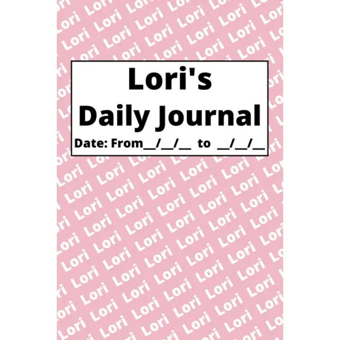 Lori Kişiselleştirilmiş Günlük Defteri