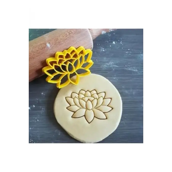Lotus Çiçeği Kurabiye Kalıbı, Tek Ebat