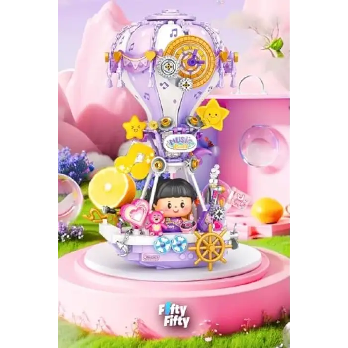 Loz Creative Serisi Mor Hava Balonu 666 Parça Oyuncak Yapım Seti FFLZ-4111