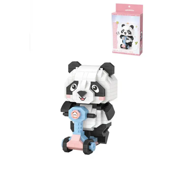 LOZ Micro Block Serisi Panda 320 Parça Oyuncak Yapım Seti FFLZ-8801