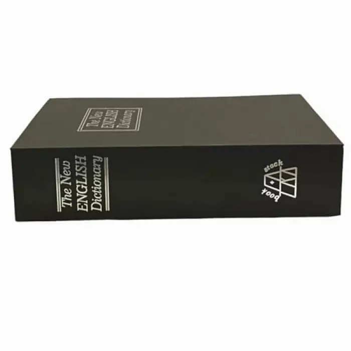 LR-SBB Kitap Şeklinde Gizli Kasa - Kumbara - Siyah