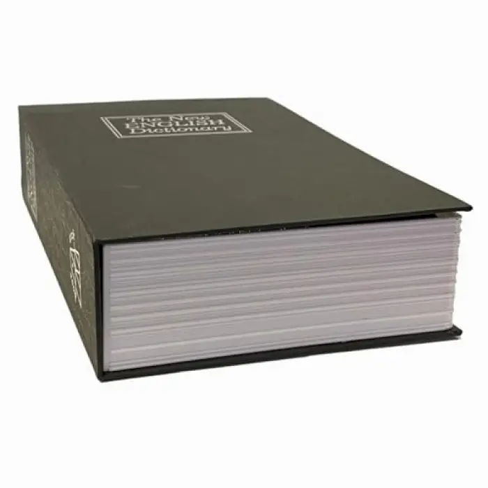 LR-SBB Kitap Şeklinde Gizli Kasa - Kumbara - Siyah
