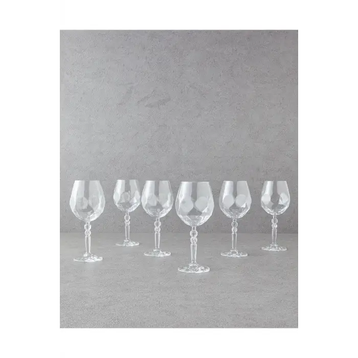 Lucienne Kristalin 6lı Kadeh 530 ml Şeffaf
