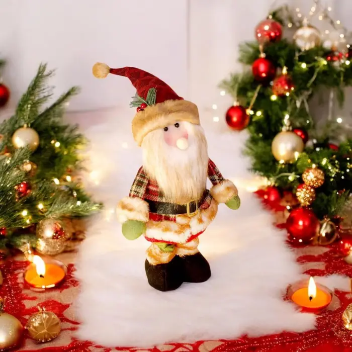 LÜKS DEKORATİF YILBAŞI NOEL BABA AYAKLARI UZAYAN 65CM