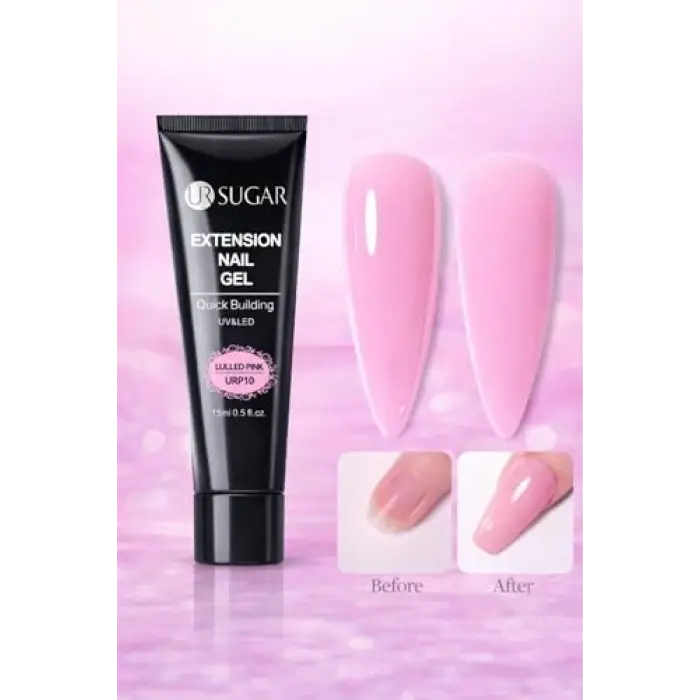 Lulled Pink Nail Extension Gel, 15 ml