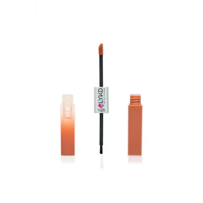 lykd Double Sided Lipstick & Gloss, 213 Peach Nude