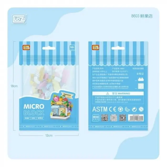 LZ8603 Blok Oyuncak Mini Poşet