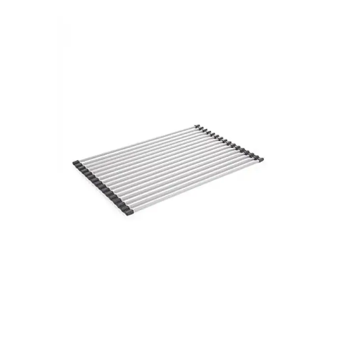 M-E63-07 Lavabo Üstü Katlanabilen Mutfak Rafı, Gri