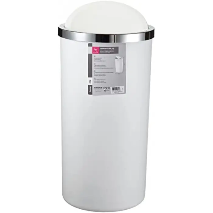 M-E76-01 Lenox 35 lt Çöp Kovası, Beyaz