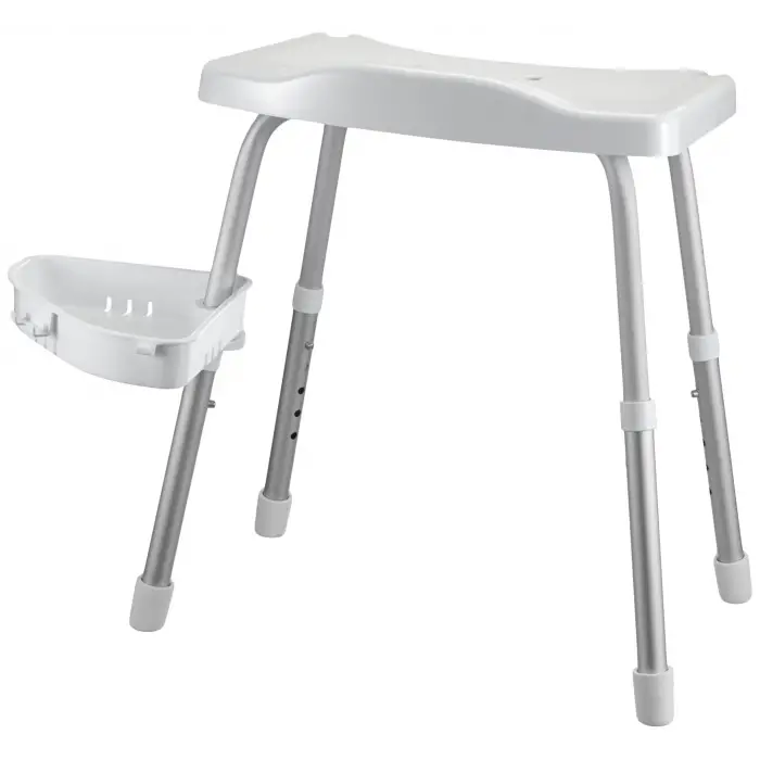 M-KV35-01 Apollo Duşlu Banyo Taburesi, Beyaz