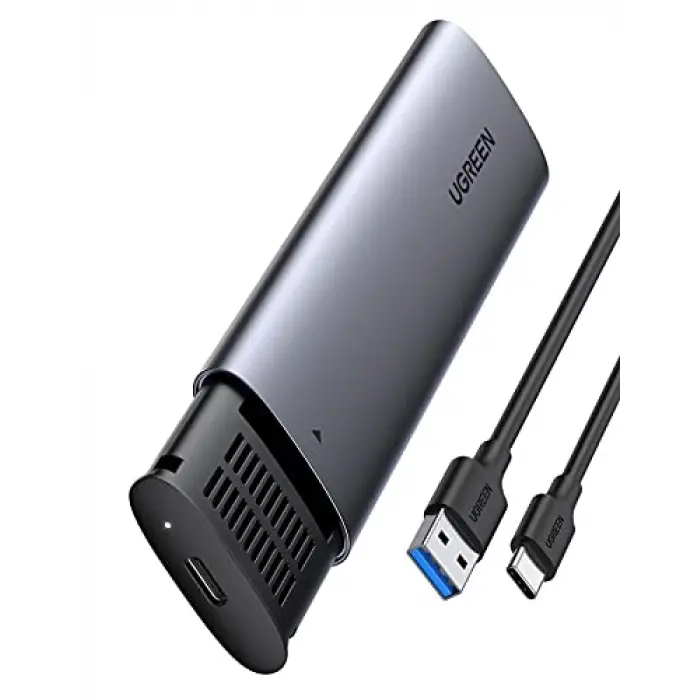 M.2 Sata NGFF SSD USB 3.1 5 Gbps Type-C Gen1 B-Key M+B Key Disk Kutusu - Uzay Grisi