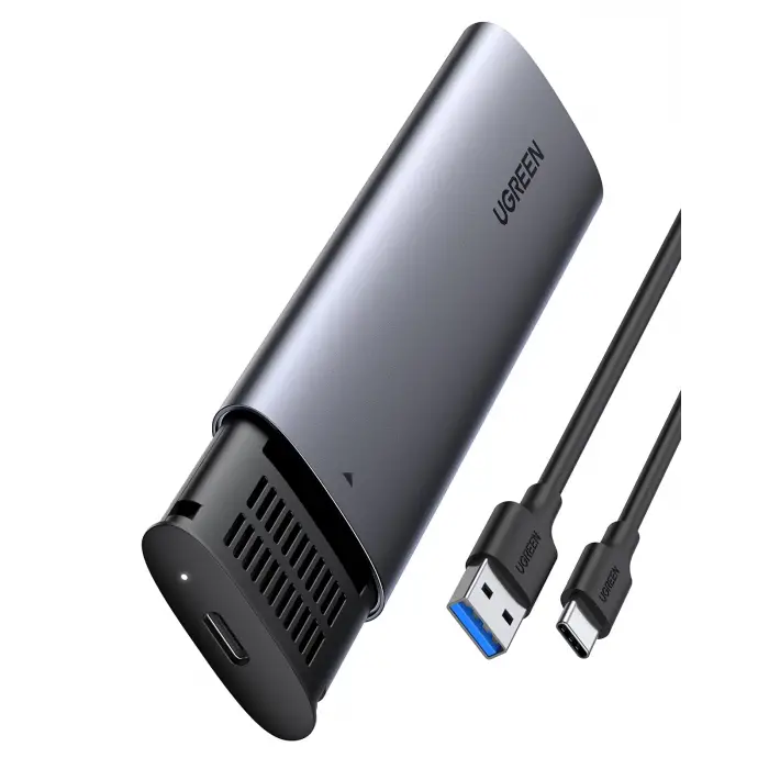 M.2 Sata NGFF SSD USB 3.1 5 Gbps Type-C Gen1 B-Key M+B Key Disk Kutusu - Uzay Grisi