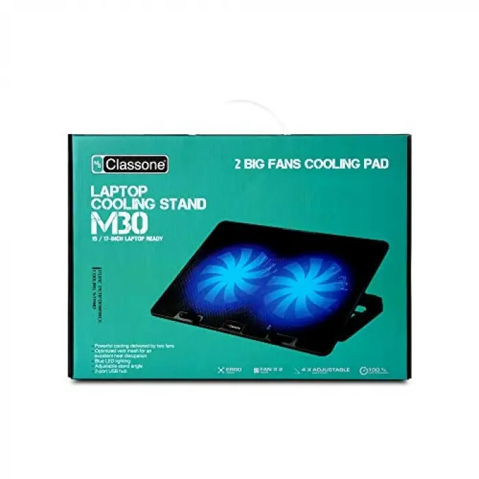 M30 Gaming LED Notebook Soğutucu, 15.6, Mavi