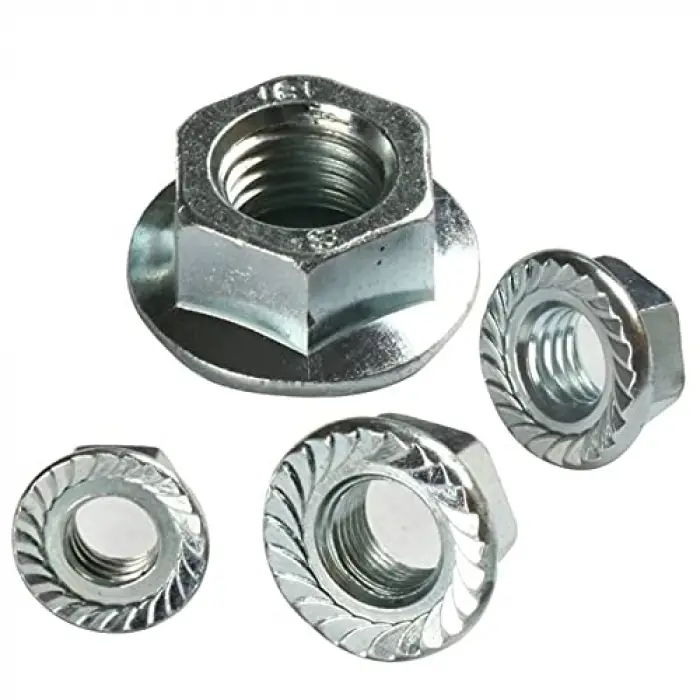 M6 Flanşlı Somun 100 Adet Dın 6923