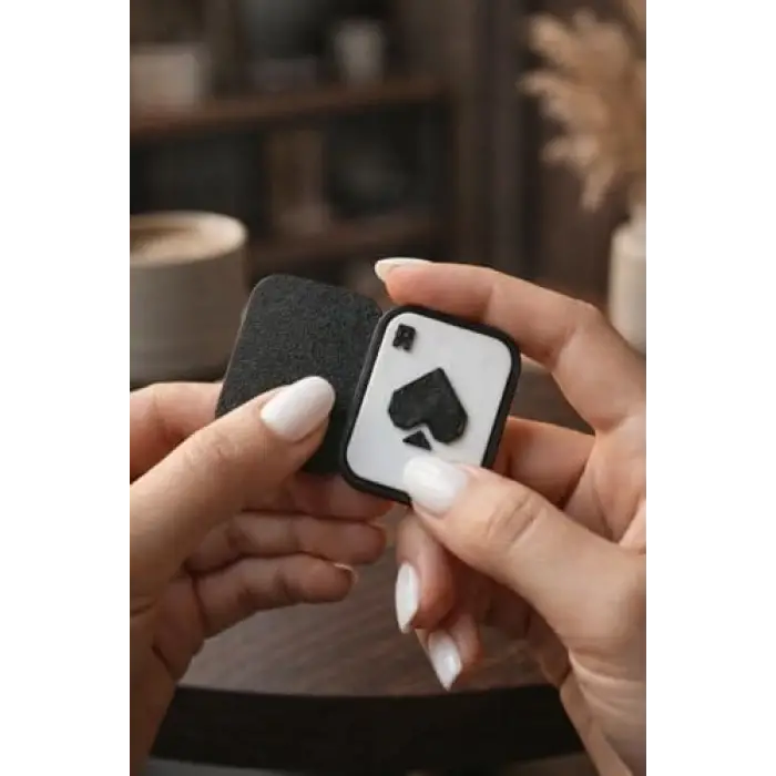 Maça Ası Mıknatıslı Fidget Slider Clicker