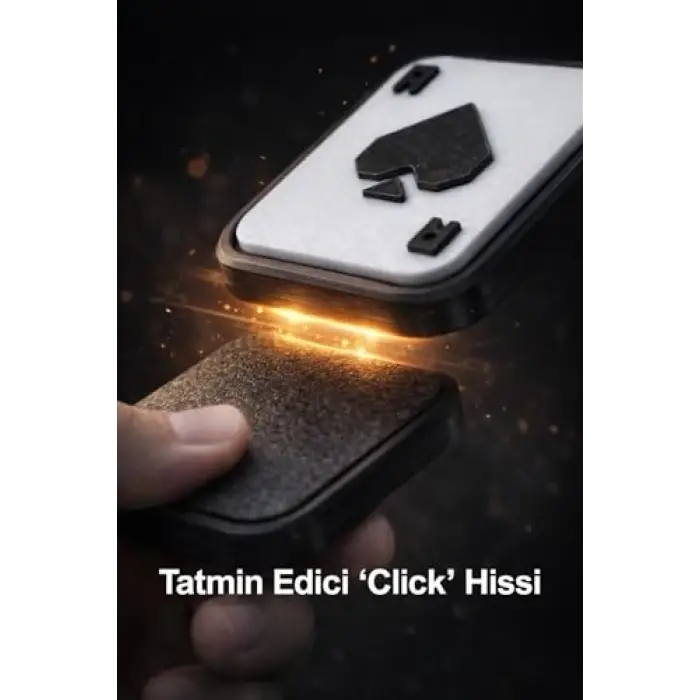 Maça Ası Mıknatıslı Fidget Slider Clicker