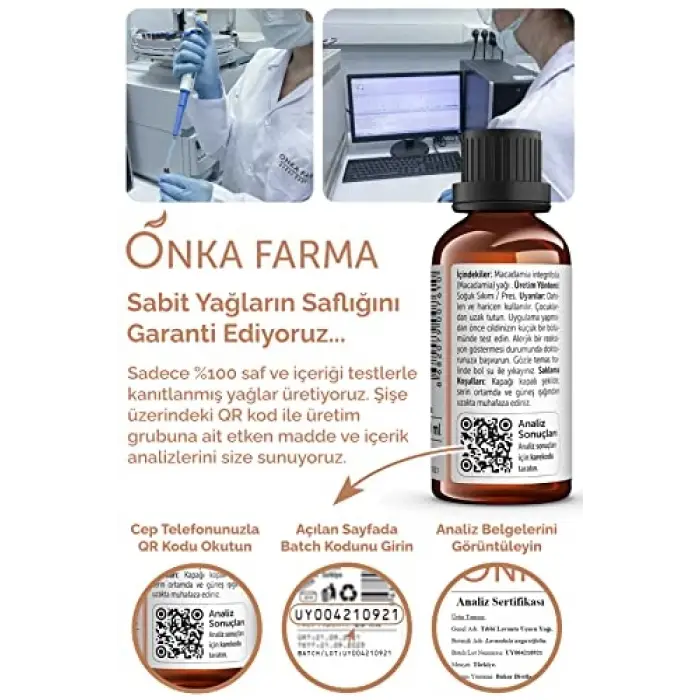 Macadamia Makademya Yağı 50 ml