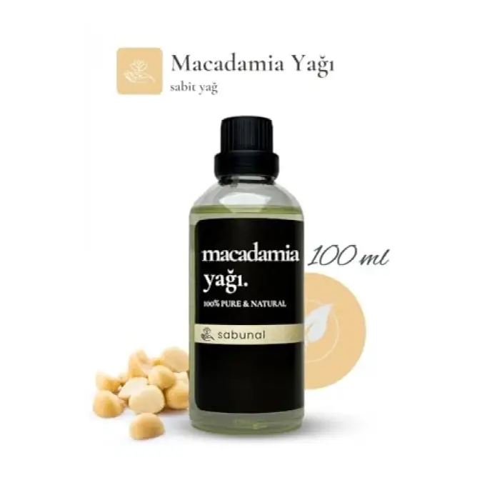 Macadamia Yağı 100 ml - Cilt Bakım Yağı