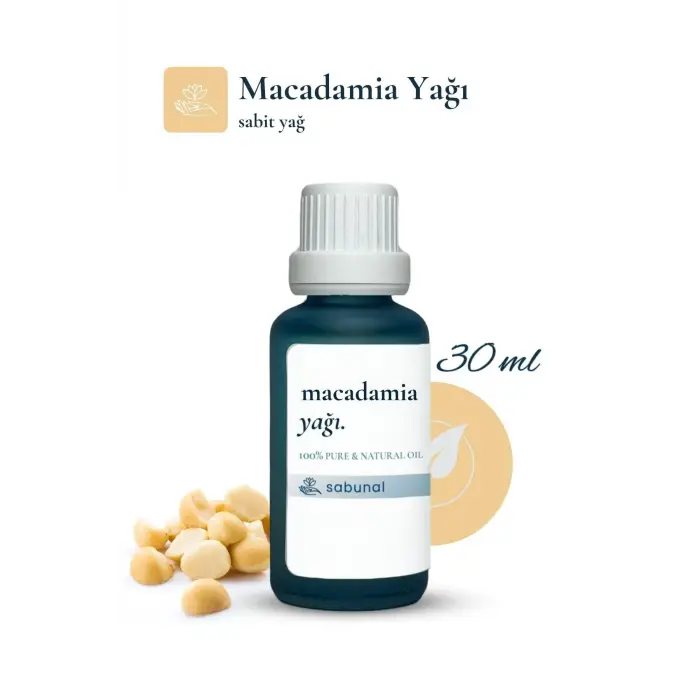 Macadamia Yağı 30 ml - Cilt Bakım Yağı