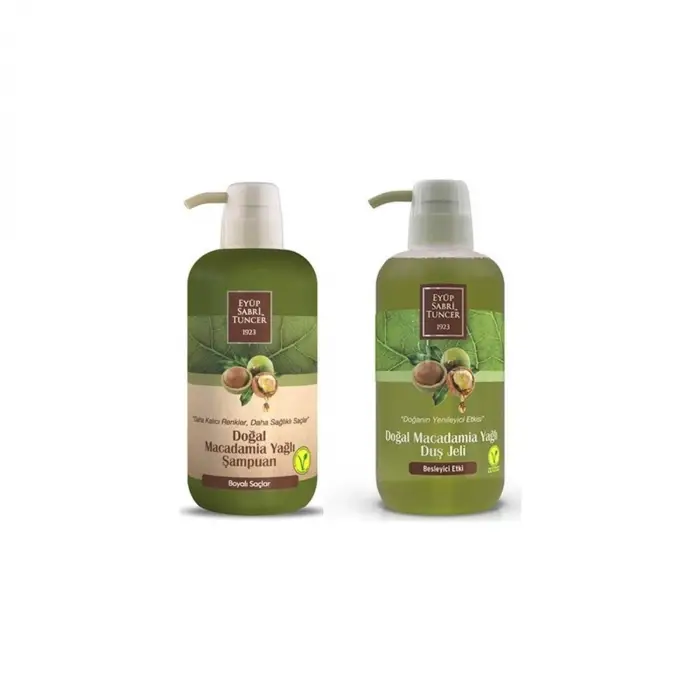 Macadamia Yağlı Şampuan 600 ml + Duş Jeli 600 ml