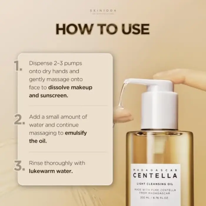 Madagascar Centella Light Cleansing Oil 200 ml