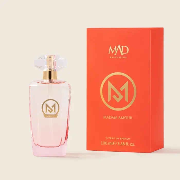 Madam Amour Kadın Extrait de Parfum, 100 ml; Limon ve Gül, Vanilya ve Çiçeksi