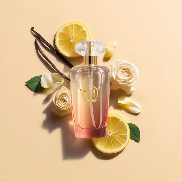 Madam Amour Kadın Extrait de Parfum, 100 ml; Limon ve Gül, Vanilya ve Çiçeksi