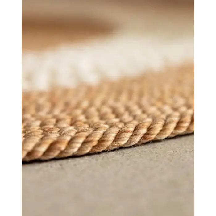 Madame Coco Alsace Oval Kilim Naturel/Krem