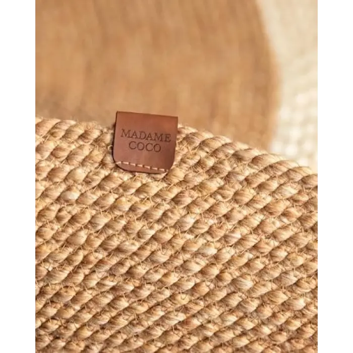 Madame Coco Alsace Oval Kilim Naturel/Krem