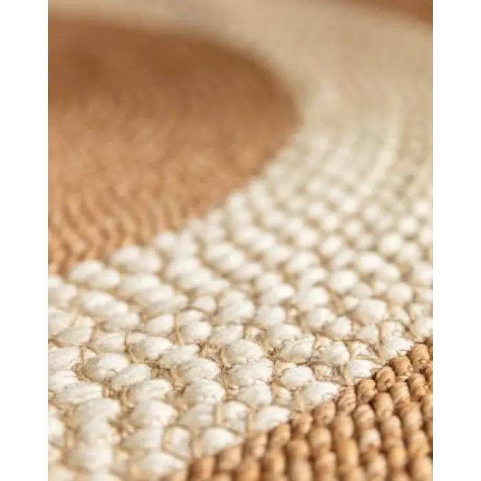 Madame Coco Alsace Oval Kilim Naturel/Krem