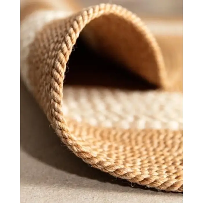 Madame Coco Alsace Oval Kilim Naturel/Krem