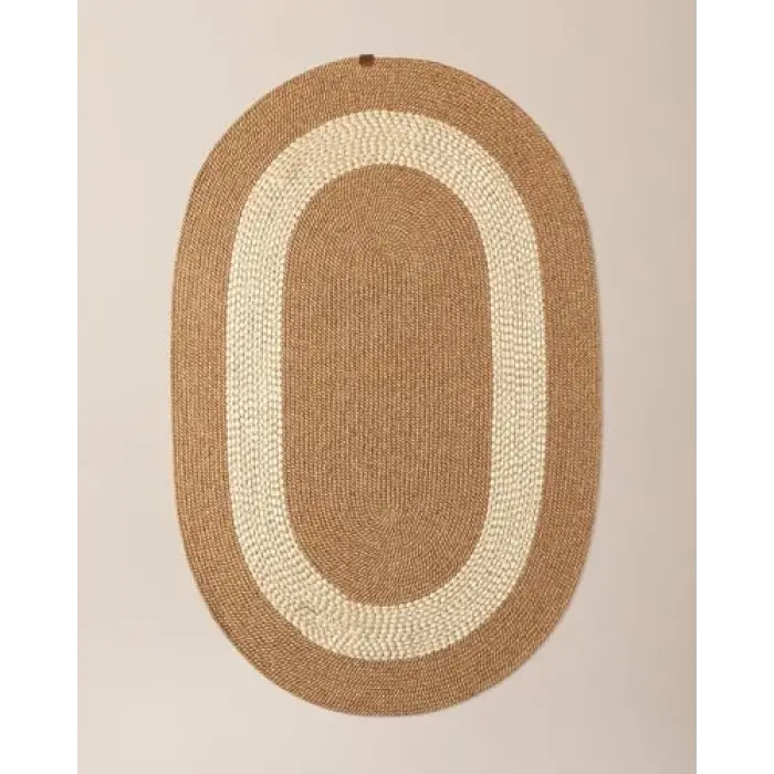 Madame Coco Alsace Oval Kilim Naturel/Krem