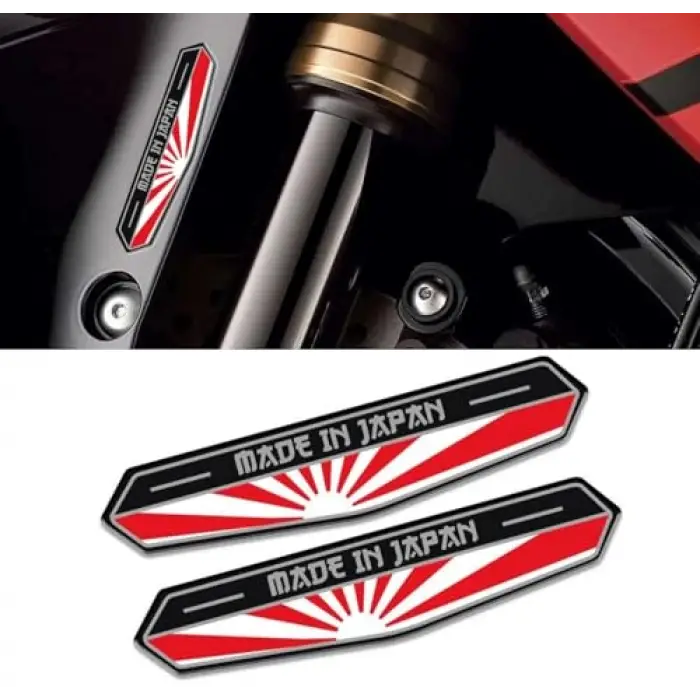 Made in Japan Bayraklı 3D Sticker