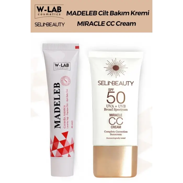 Madeleb Krem ve CC Krem Set