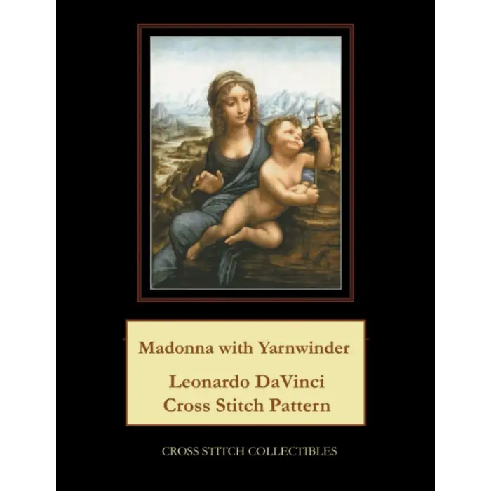 Madonna with Yarnwinder: Leonardo DaVinci Cross Stitch Pattern