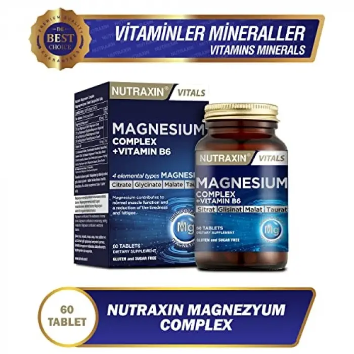 Magnesium Complex Gıda Takviyesi, 60 Tablet