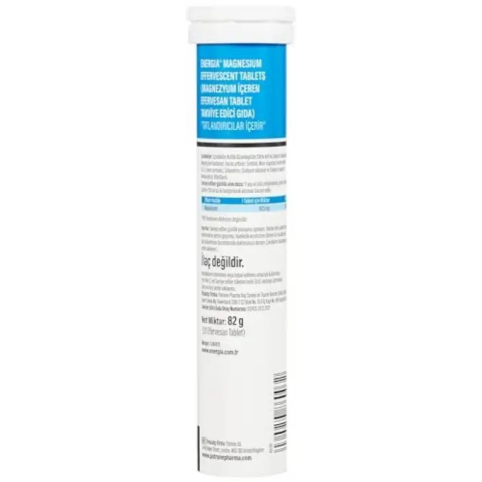 Magnezyum 20 Efervesan Tablet