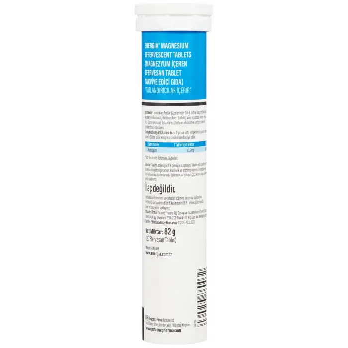 Magnezyum 20 Efervesan Tablet