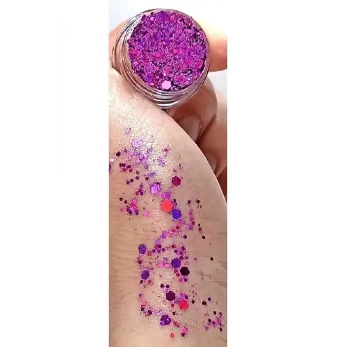 Makeup Art - Lila1 Jel Glitter, serashinegozfarı87