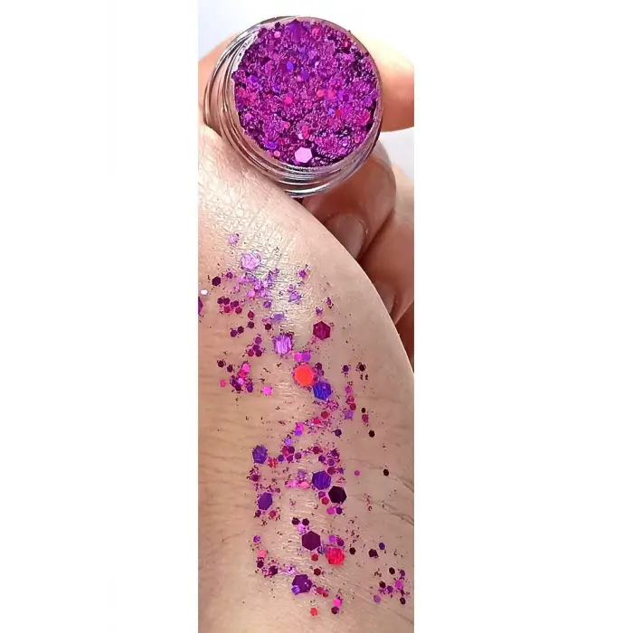 Makeup Art - Lila1 Jel Glitter, serashinegozfarı87